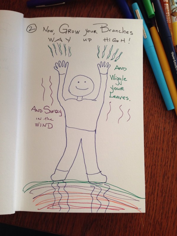 Grow Your Branches way up high - chakra balancing for kids