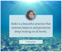 Reiki is a beautiful practice that restores balance and promotes deep healing on all levels. Kim Star - LunaHolistic.com
