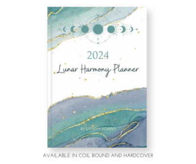 2024 Lunar Harmony Planner - Available in Coil Bound and Hard Cover