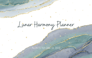 LunaHolistic Moon Planner - Nov 13 to Dec 12, 2023 - LunaHolistic.com